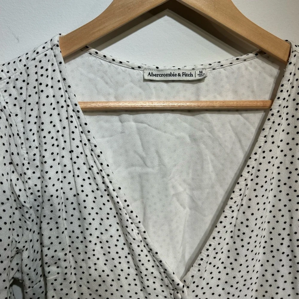 Abercrombie & Fitch Puff Sleeve Mini Dress - Picture 5 of 10